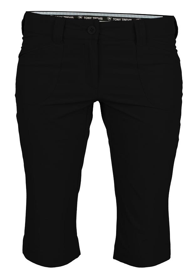 Tony Trevis ladies 3/4 broek, zwart