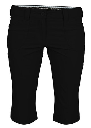 Tony Trevis ladies 3/4 broek, zwart