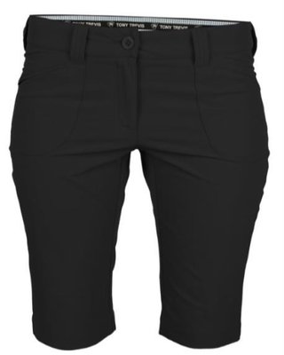 Tony Trevis Slim Fit damesshort, donkergrijs