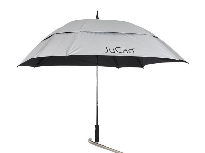 JuCad golfparaplu windproof 68" met pin, zilver (met UV-bescherming)