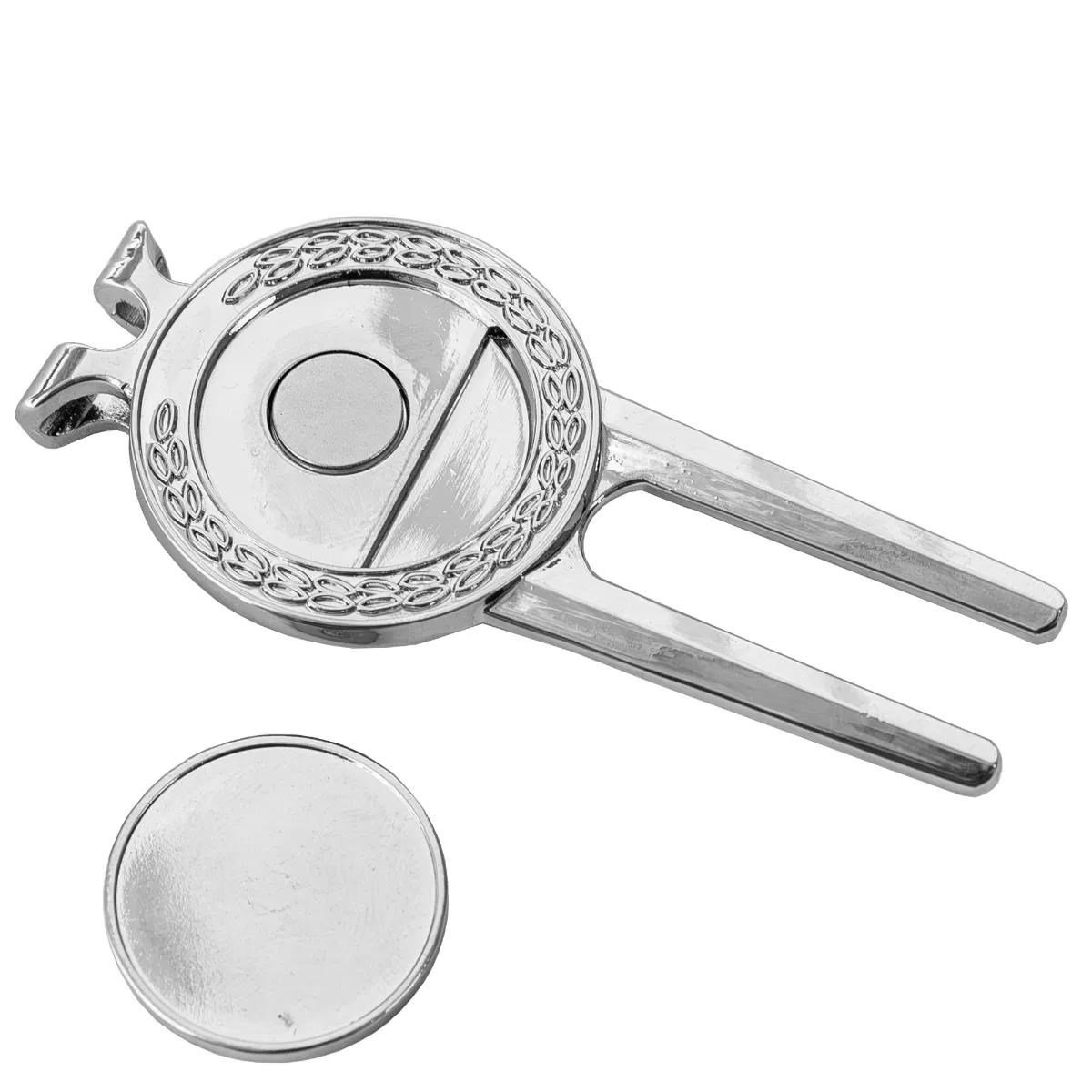 Longridge Laurel Pitchfork And Clip pitchfork, zilver