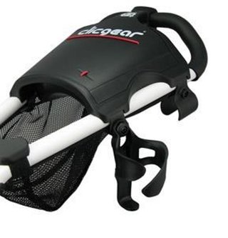 Clicgear Trolley Cup Holder, standaard (1L fles), zwart