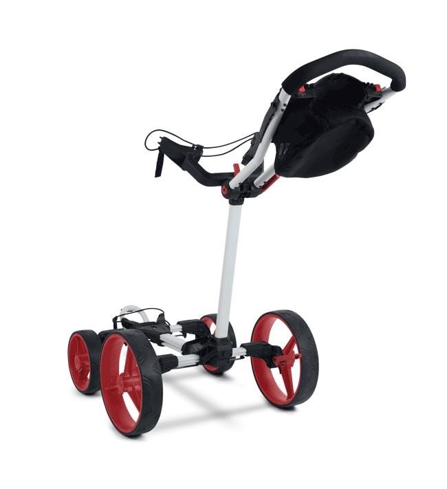 Big Max Blade Quattro handwagen, wit-rood