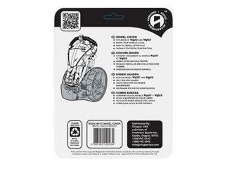 Clicgear Rovic RV1C/RV1S wielcover, zwart