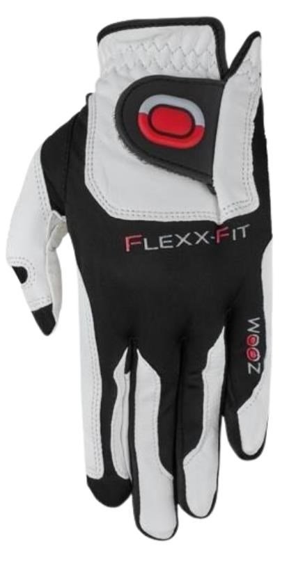 Zoom Zoom Tour heren golfhandschoen, wit/zwart/rood