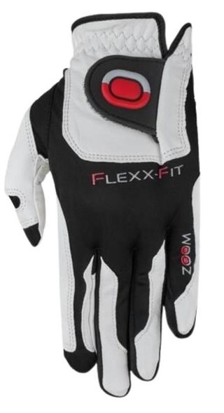 Zoom Zoom Tour heren golfhandschoen, wit/zwart/rood