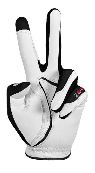 Zoom Zoom Tour heren golfhandschoen, wit/zwart/rood