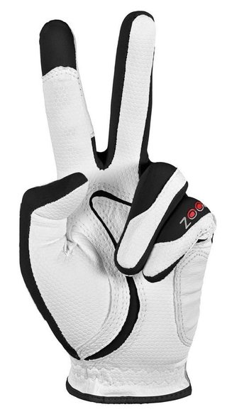 Zoom Zoom Weather heren golfhandschoen, wit/zwart/rood