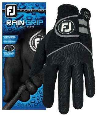 Footjoy RainGrip heren golfhandschoen, zwart