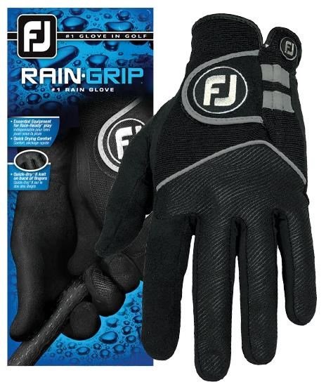 Footjoy RainGrip heren golfhandschoen, zwart