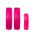 JuCad tires - 2 achterwielen, 1 voorwiel, roze