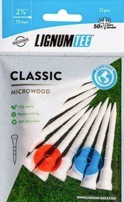 Lignum Lignum Tee 72mm (2 3/4"), 10pack + disc