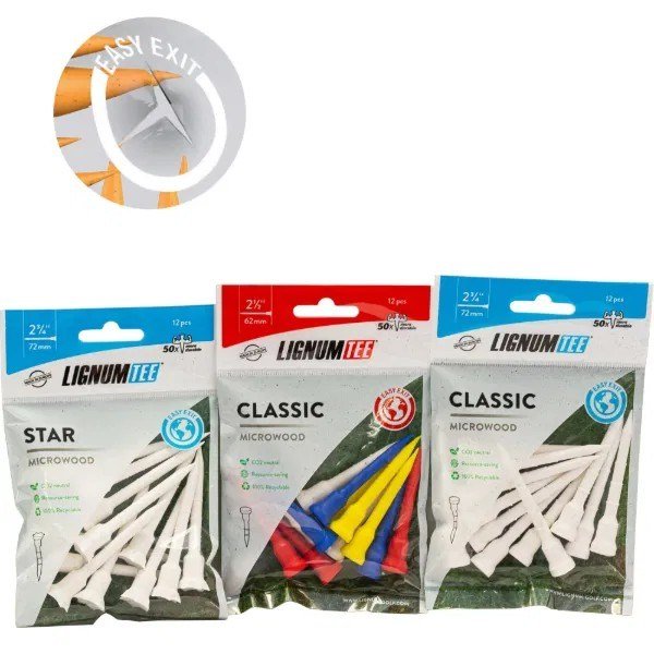 Lignum Lignum Tee 62mm (2 1/2") 12pack