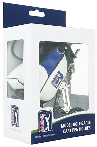 PGA Tour PGA Tour Desktop Golf Bag and Pen Set accessoire, meerdere kleuren