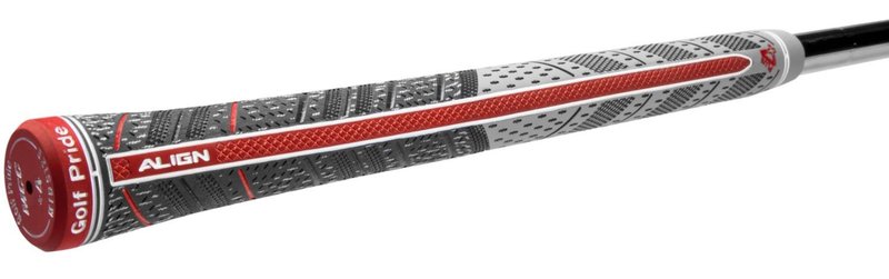 Golf Pride MultiCompound Plus4 ALIGN grip, grijs, STANDARD