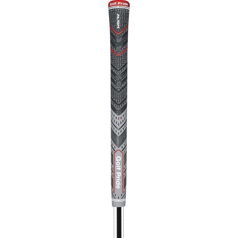 Golf Pride MCC Plus4 ALIGN grip, MIDSIZE, grijs