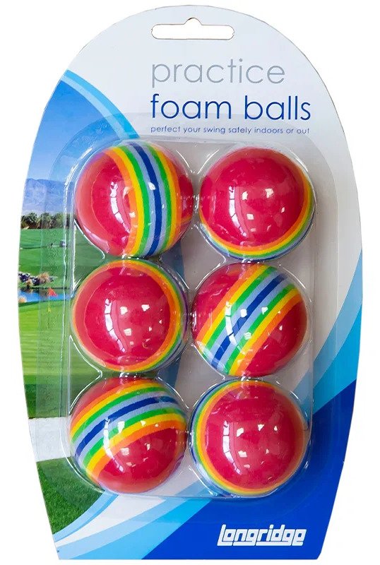 Longridge Multi-Coloured Foam golfballen