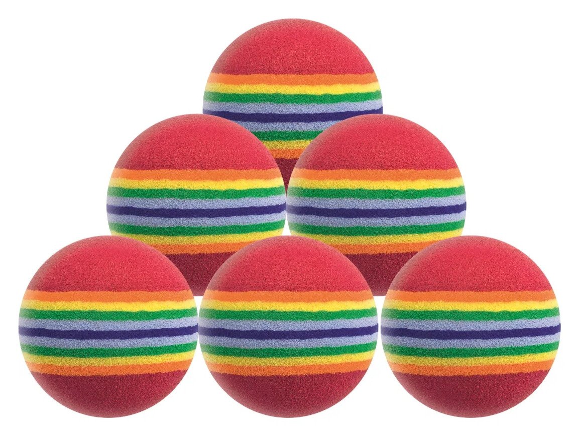 Longridge Multi-Coloured Foam golfballen