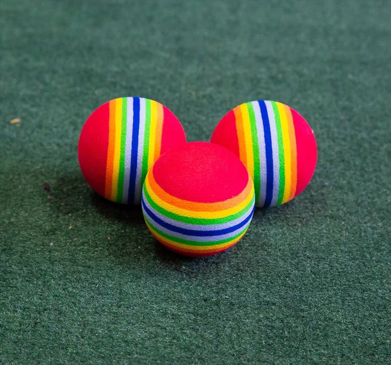 Longridge Multi-Coloured Foam golfballen