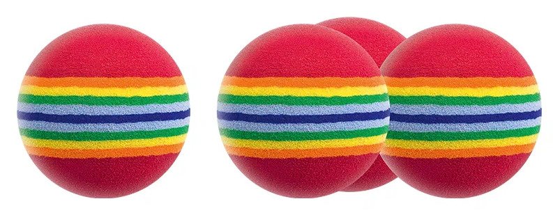 Longridge Multi-Coloured Foam golfballen