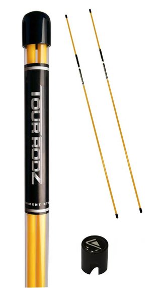 Longridge Tour Rodz Alignment Sticks (2 stuks), geel
