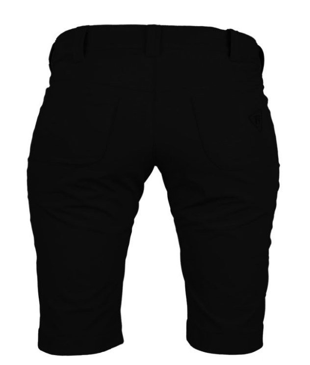 Tony Trevis ladies short slim fit damesshort, zwart