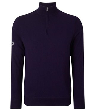 Callaway Windstopper 1/4 Zipped heren sweater, peacoat