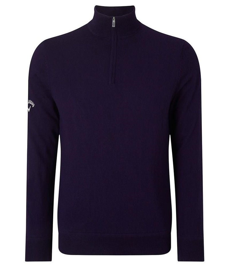 Callaway Windstopper 1/4 Zipped heren sweater, peacoat