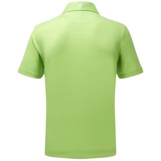 FootJoy Stretch Pique Solid heren polo, lime