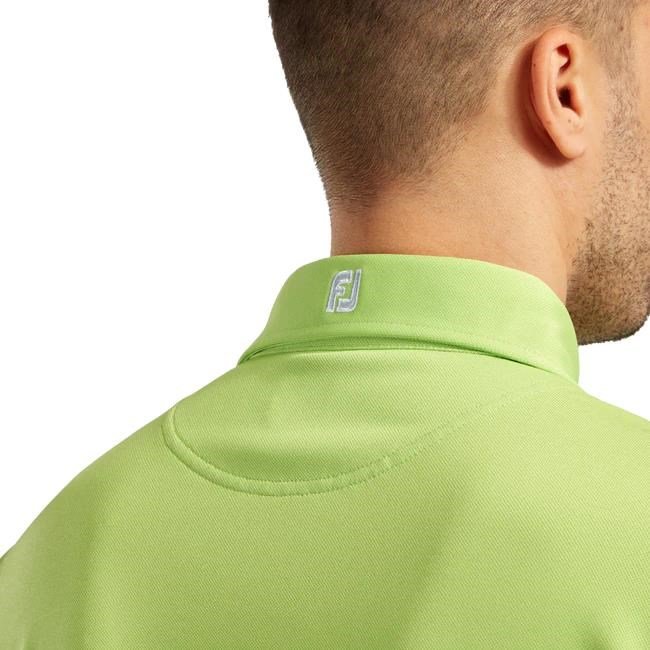 FootJoy Stretch Pique Solid heren polo, lime