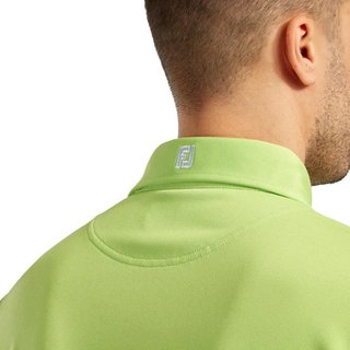 FootJoy Stretch Pique Solid heren polo, lime