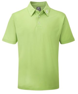 FootJoy Stretch Pique Solid heren polo, lime