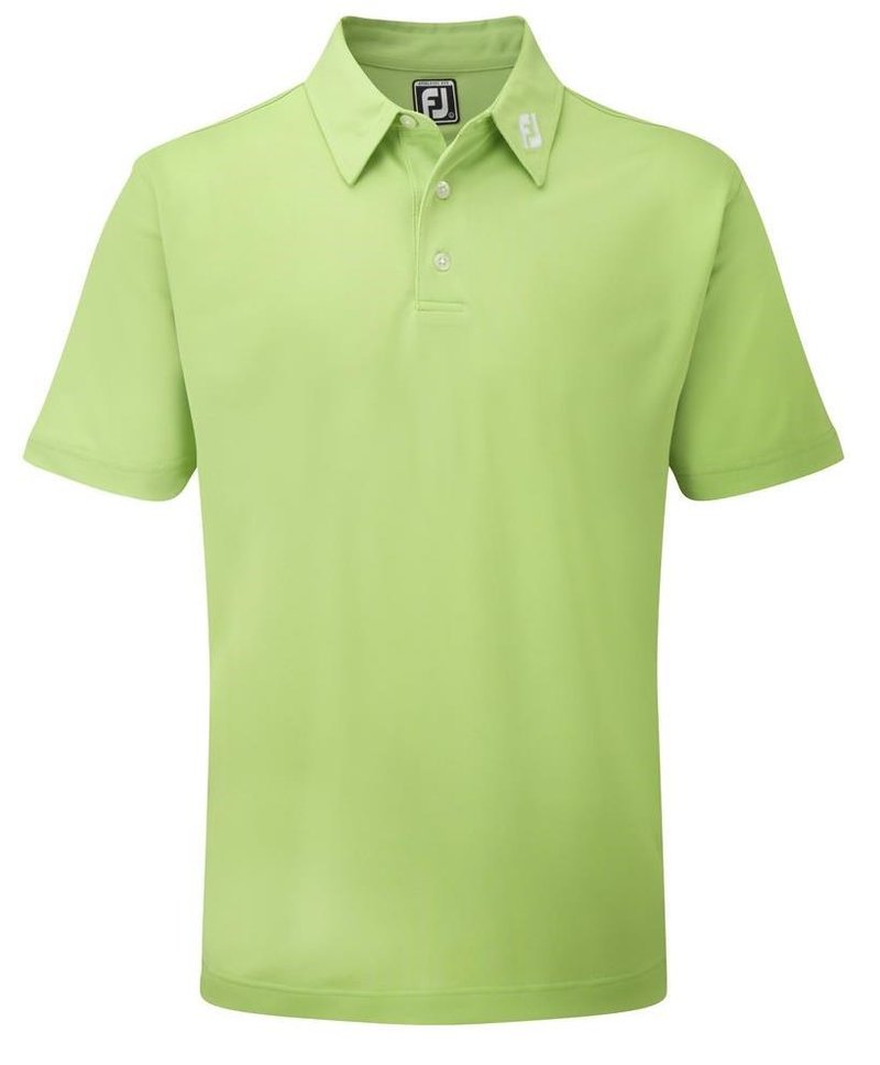 FootJoy Stretch Pique Solid heren polo, lime