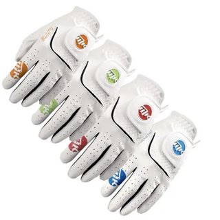 MKids MKids All Weather junior golfhandschoen, wit/limoengroen