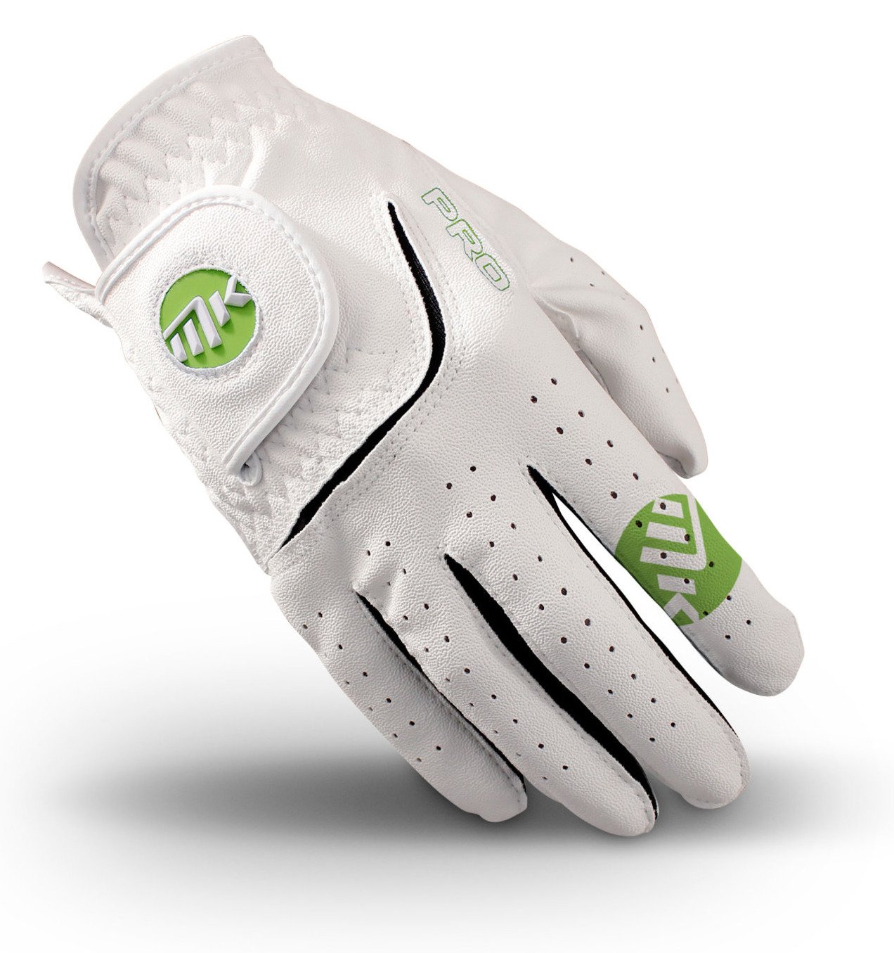 MKids MKids All Weather junior golfhandschoen, wit/limoengroen