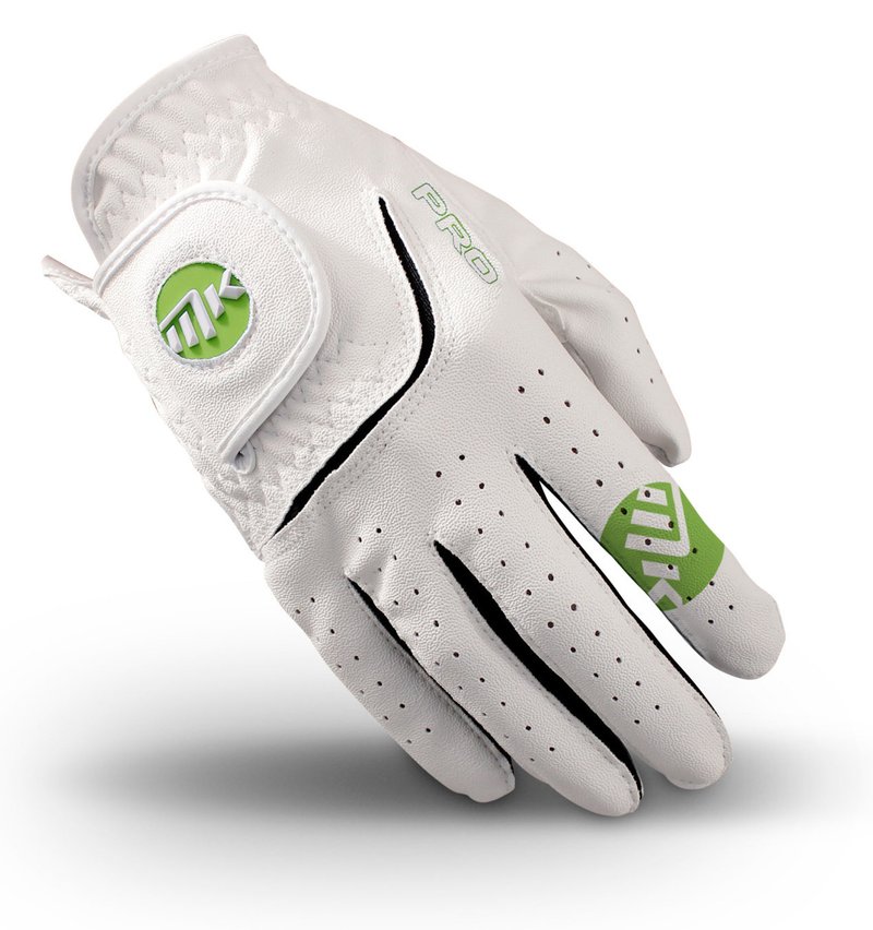 MKids MKids All Weather junior golfhandschoen, wit/limoengroen