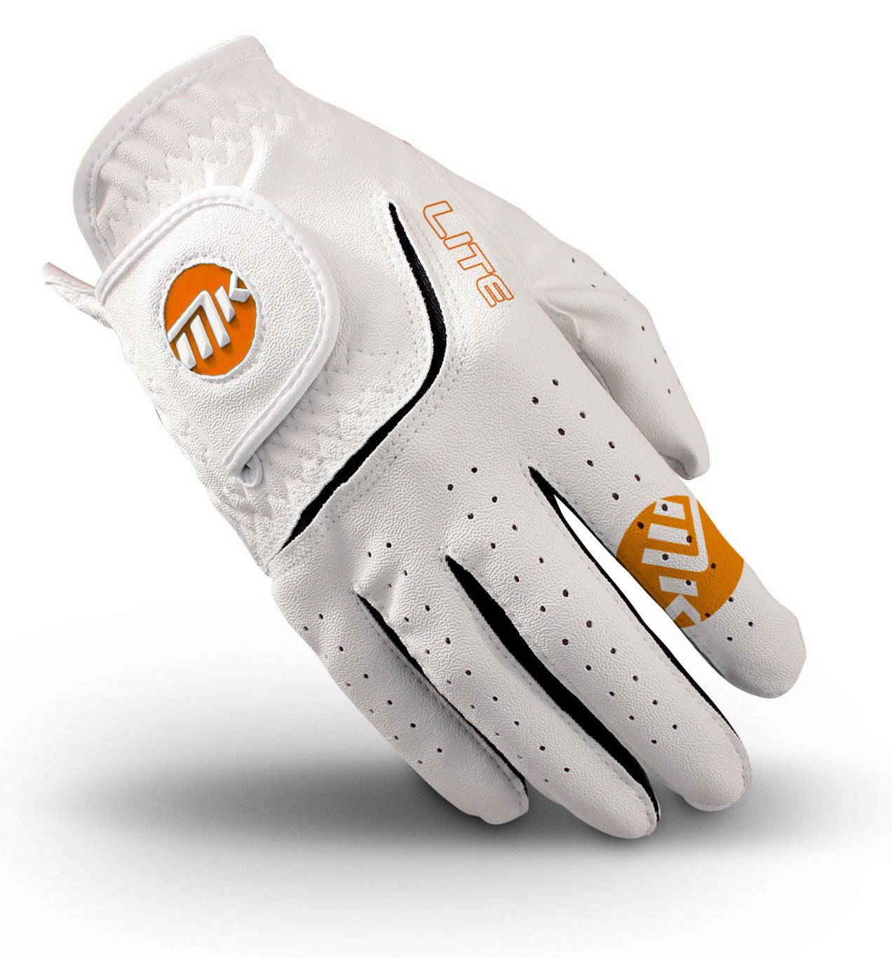 MKids MKids All Weather junior golfhandschoen, wit/limoengroen