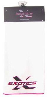 Tour Edge Exotics golfhanddoek, wit