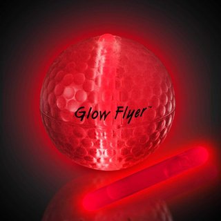 Masters Glow Flyer golfballen, rood