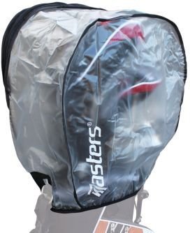 Masters Raincover with Zip, zwart/transparant