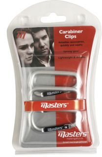 Masters Golf Carabiner Connector accessoire, zilver