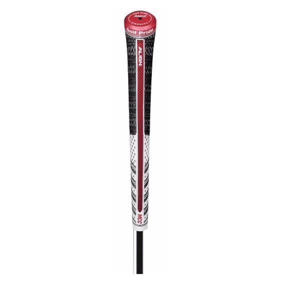 Golf Pride MCC Classic Align grip, MIDSIZE, wit/rood/zwart