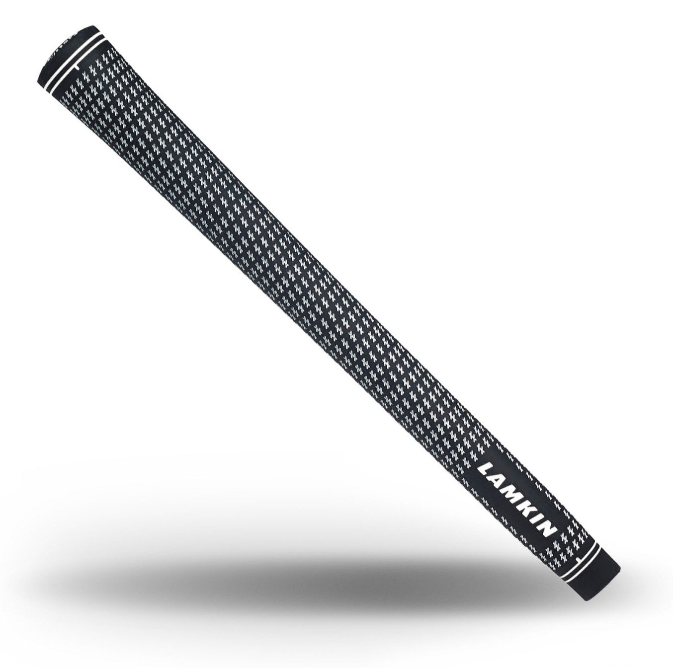 Lamkin Crossline Gents Classic .580 Round heren grip, zwart/wit, oversize