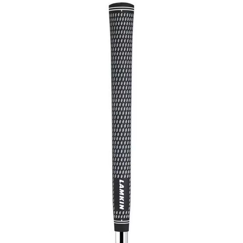 Lamkin Crossline Gents Classic .580 Round heren grip, zwart/wit, oversize