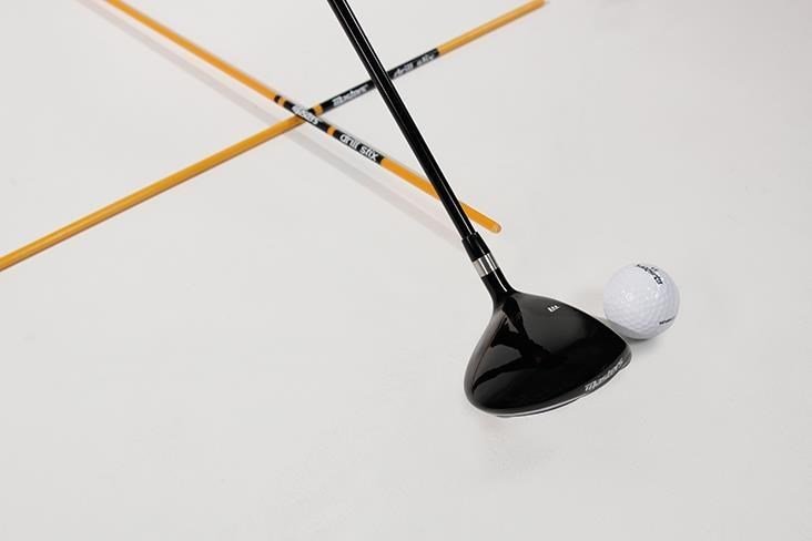 Masters Golf Masters Drill-Stix trainingshulpmiddelen, rood