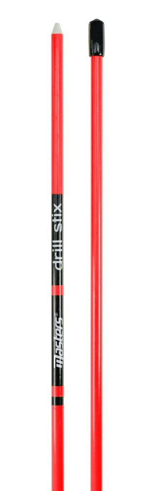 Masters Golf Masters Drill-Stix trainingshulpmiddelen, rood