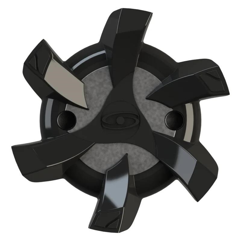SoftSpikes Softspikes Stealth golfspikes, zwart/zilver, PINS (20 stuks)