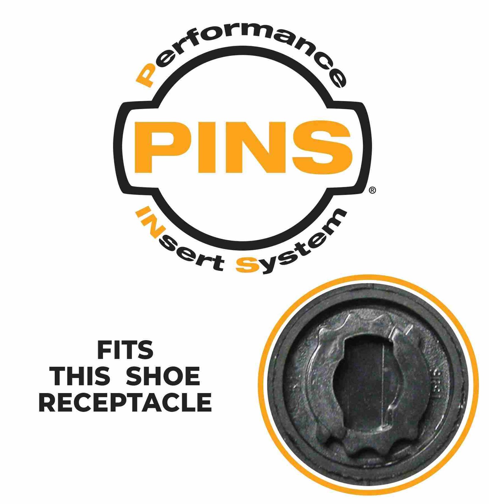 SoftSpikes Softspikes Stealth golfspikes, zwart/zilver, PINS (20 stuks)