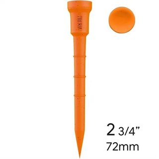 Lignum Lignum Tee 72mm (2 3/4") 12pack spinning orange