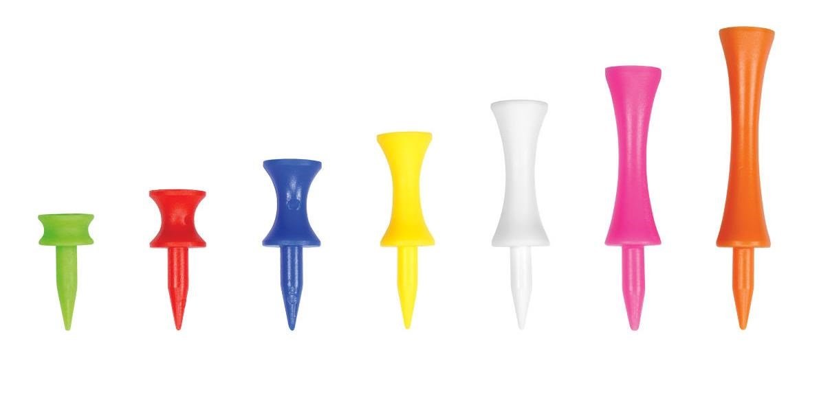 Masters Graduated Castle plastic tees 37mm (1 1/2"), 30 tees, blauw